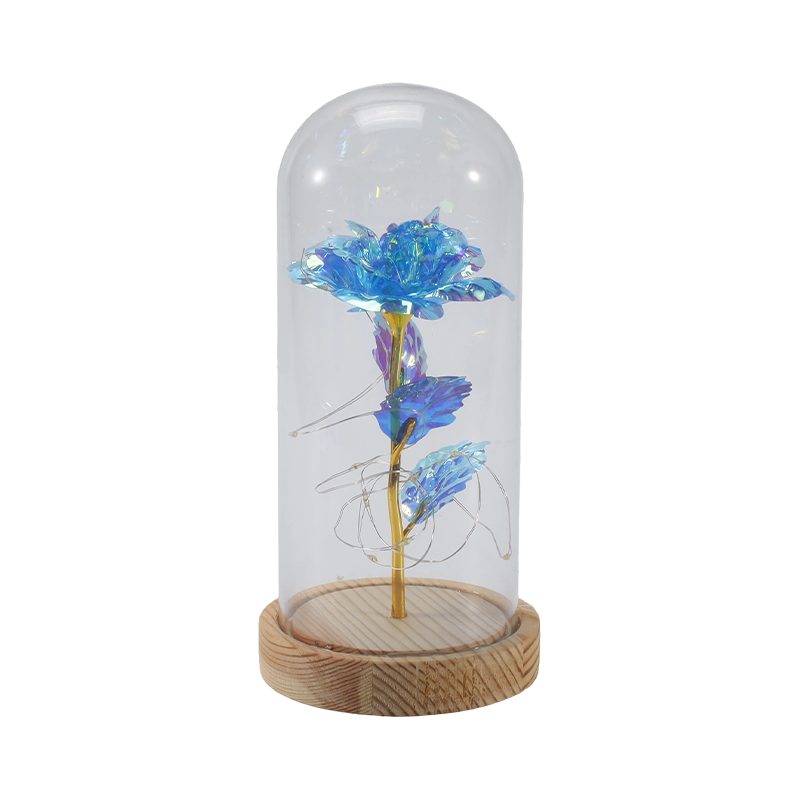 نور کلوش شیشه ای گلکسی رز (با/بدون خرس عروسکی، چند رنگ)